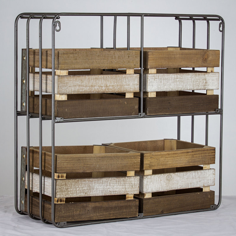 Williston Wood Shelf Organizer & Storage Crate & Reviews Wayfair